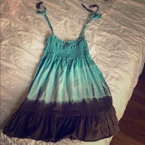 Tie dye sundress/beach cover up